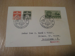 LYNGBY 1964 Cancel Card DENMARK  - Cartas & Documentos