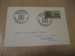 SILKEBORG 1962 Cancel Card DENMARK  - Covers & Documents