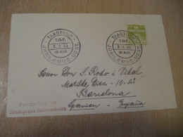 TAASTRUP 1953 T.O.F. Cancel Card DENMARK  - Covers & Documents