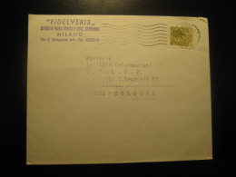 MILANO 1972 Cancel FIDELVERIS Istituto Di Polizia Privata Police Slight Damaged Cover ITALY Italia - Politie En Rijkswacht