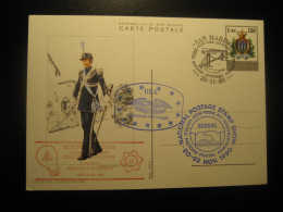 SAN MARINO NEW YORK USA 1980 Edison Einstein Physics Bridge Soldier Cancel Postal Stationery Card ITALY Italia - Physique