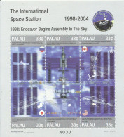 PALAU  ,  HOJA  BLOQUE  TEMA ESPACIAL   MNH  ** - Oceanië