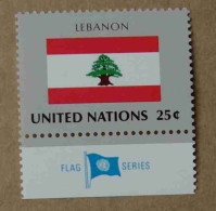 Ny88-01 : Nations-Unies (N-Y) / Drapeau Des Etats Membres De L'ONU - Liban Avec La Vignette "FLAG SERIES" - Neufs