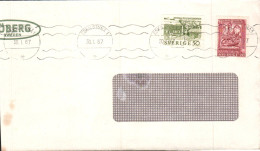 SUEDE AFFRANCHISSEMENT COMPOSE SUR LETTRE POUR LA FRANCE 1967 - Storia Postale