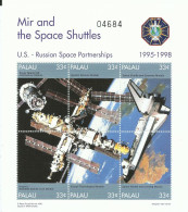 PALAU  ,  HOJA  BLOQUE  TEMA ESPACIAL   MNH  ** - Oceanië