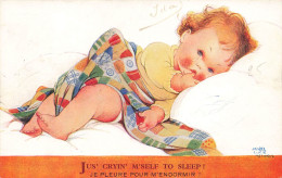 FANTAISIES - Bébé - Je Pleure Pour M'endormir - Colorisé - Carte Postal Ancienne - Bebes