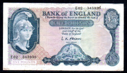659-GB 5£ 1957/61 E02 - 5 Pounds