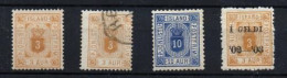 Islandia (Servicio) Nº 3 ,6 ,16 - Dienstzegels