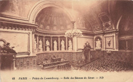 FRANCE - Paris - Palais De Luxembourg - Salle Des Séances Du Sénat - Carte Postal Ancienne - Otros Monumentos