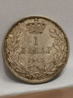 1 DINAR ARGENT 1915 PIERRE I SERBIE / SERBIA SILVER - Serbia