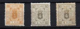 Islandia (Servicio) Nº 3/4. - Dienstzegels