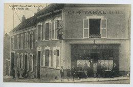 La Queue En Brie - La Grande Rue (café Tabac Hôtel, Au Départ De L'Autobus) - La Queue En Brie