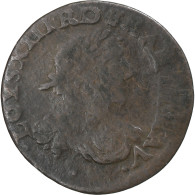 France, Louis XIII, Double Tournois, 1638, Fleurs, TB, Cuivre, Gadoury:11 - 1610-1643 Louis XIII Le Juste