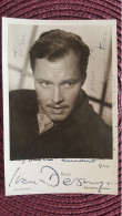 Ivan Desny , Acteur De Cinéma , Autographe - Actors