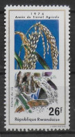 RWANDA  N° 625  * *  Riz - Vegetazione