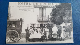 Verdun Sur Le Doubs , Hotel Du Soleil , Javouhey, Voiture De Livraison - Sonstige & Ohne Zuordnung