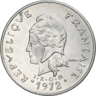 Nouvelle-Calédonie, 20 Francs, 1972, Paris, Nickel, SUP, KM:12 - Other & Unclassified