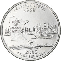 États-Unis, Quarter, 2005, U.S. Mint, Cupronickel Plaqué Cuivre, SPL+, KM:371 - Autres & Non Classés