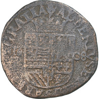 Pays-Bas Espagnols, Albert & Isabelle, Liard, 1608, Anvers, TB, Cuivre - Pays Bas Espagnols