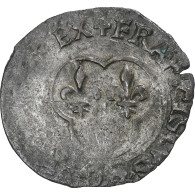 France, François Ier, Denier Tournois à La Croisette, Paris, TTB, Billon - 1559-1560 Franz II.