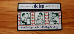 Phonecard Netherlands 249B - De Iep Ontwerp En Vormgeving 1.000 Ex. - Privadas