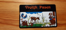 Phonecard Netherlands - Easter, Rabbit 1.000 Ex. - Privat