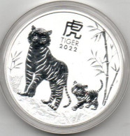 2022 - Australia 1 Dollar - Zodiaco - Anno Della Tigre     -------- - Silver Bullions