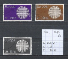 (TJ) Europa CEPT 1970 - Ierland YT 241/43 (gest./obl./used) - 1970