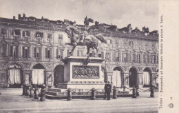 TORINO - Monumento Ad Emanuele Filiberto In Piazza S. Carlo - Places & Squares