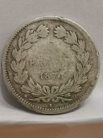 2 FRANCS CERES ARGENT 1870 K BORDEAUX ANCRE SANS LEGENDE 164863 EX. FRANCE / SILVER - 1870-1871 Regering Van Nationale Verdediging