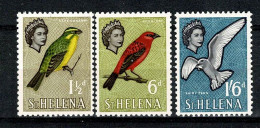 St. Helena 1961 - Yv. 142**, 144**, 146**, Mi 147**, 149**, 161**, SG 176**, 178**, 180**, Sc 160**, 162**, 164** MNH - Saint Helena Island