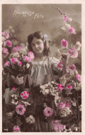 ENFANT - Portrait - Heureuse Fête - Carte Postale Ancienne - Ritratti