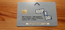 Phonecard Netherlands - DAF 10.190 Ex. - Privé