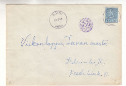 Finlande - Lettre De 1955 - Oblit Soini - Avec Cachet Rural 650 - - Storia Postale
