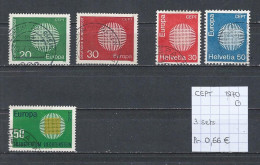 (TJ) Europa CEPT 1970 - 3 Sets (gest./obl./used) - 1970