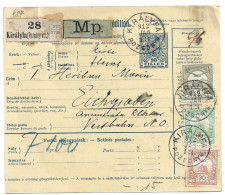 SLOVAKIA HUNGARY - POSTAL STATIONERY KIRALYFA POZSONY BRATISLAVA TO EICHGRABEN AUSTRIA - Altri & Non Classificati