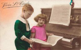 ENFANTS - Vive Ste Cécile - Colorisé - Carte Postale Ancienne - Ritratti