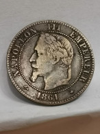 2 CENTIMES NAPOLEON III 1861 A PARIS TETE LAUREE BUSTE DEFINITIF / FRANCE - 2 Centimes