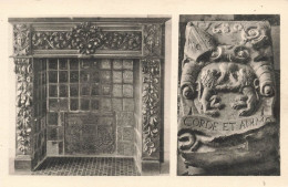 PHOTOGRAPHIE - Hôtel Communal D'Angleur - Grande Cheminée Sculptée - Carte Postale Ancienne - Photographs