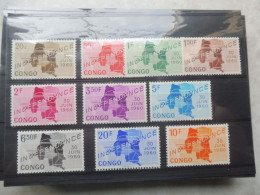 Republique Du Congo  372/381  Mnh Neuf ** Parfait Perfect  Independance 1960 - Unused Stamps