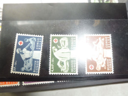 Congo Belge Belgisch  341/343  Mnh Neuf ** Parfait Perfect  Croix Rouge Rode Kruis 1957 - Ungebraucht