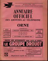 ANNUAIRE - 61 - Département Orne - Année 1969 - Annuaire Officiel Des Postes - 156 Pages - Annuaires Téléphoniques