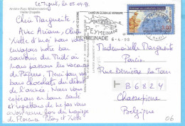 Hommage Aux Combattants Français En Afrique Du Nord-1952-1962-YT 3072-1997-Cachet Peymeinade 1998-CPM Vieille Chapelle - Lettres & Documents