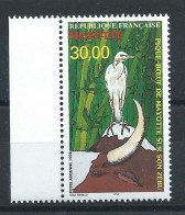 Mayotte PA N°3** (MNH) 1998 - Oiseaux "Pique-bœuf" - Airmail