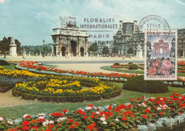 1959 >  Carte Postale Arc De Triomphe Affranchie Avec Timbre Arc De Triomphe ( YT 1189) - Covers & Documents