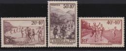 France  .  Y&T   .     345/347       .   ** (345; *)   .    Neuf Avec Gomme Et SANS Charnière - Unused Stamps