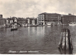 22831 " CHIOGGIA-APPRODO IMBARCADERO "ANIMATA -VERA FOTO-CART. POST. NON SPED. - Chioggia