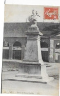 CPA De CANY - Statue De Louis Bouilhet - Cany Barville