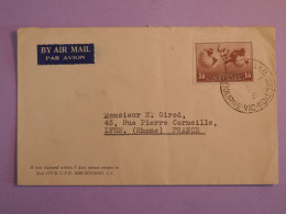 DB23 AUSTRALIA BELLE LETTRE  1946  SYDNEY A LYON FRANCE   ++AFFR INTERESSANT++ - Lettres & Documents