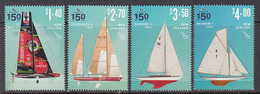 2021 New Zealand RNZYS Yacht Society Sailing Complete Set Of 4 MNH @ BELOW Face Value - Unused Stamps